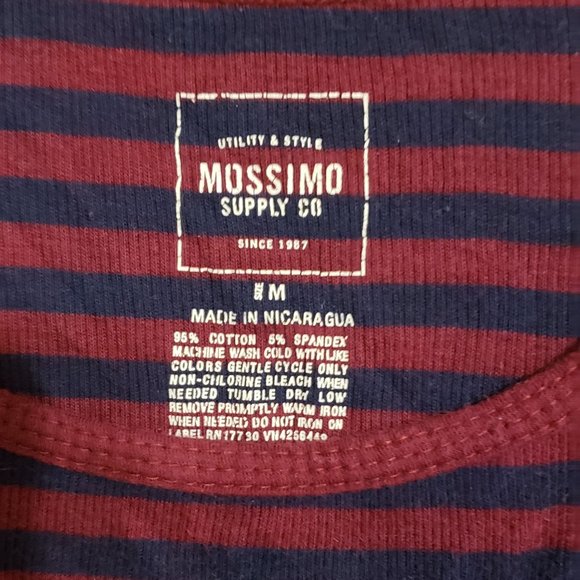 Mossimo Supply Co., Size Med, Red & Navy Tank Top - Picture 2 of 10